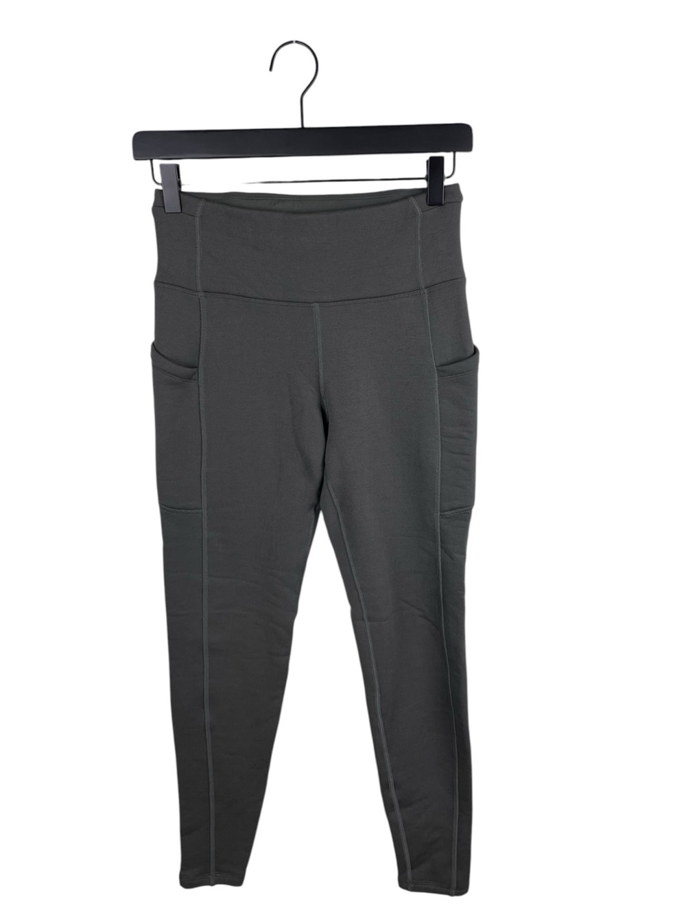 Athleta Altitude Stash High Rise Polartec Power Stretch Tight Pant Size XS Grey